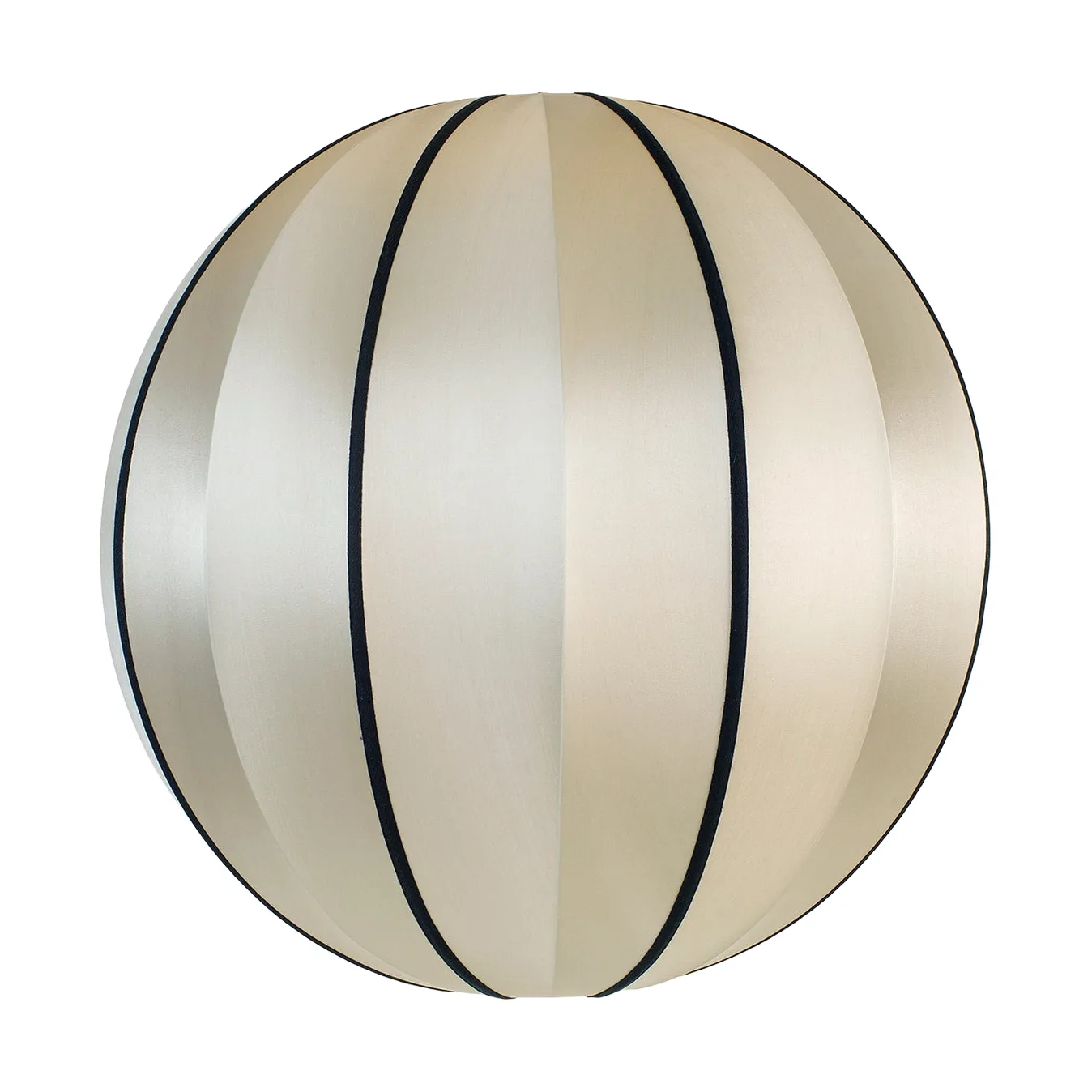 Indochina Classic Round XL lampunvarjostin, Kit-musta Oi Soi Oi