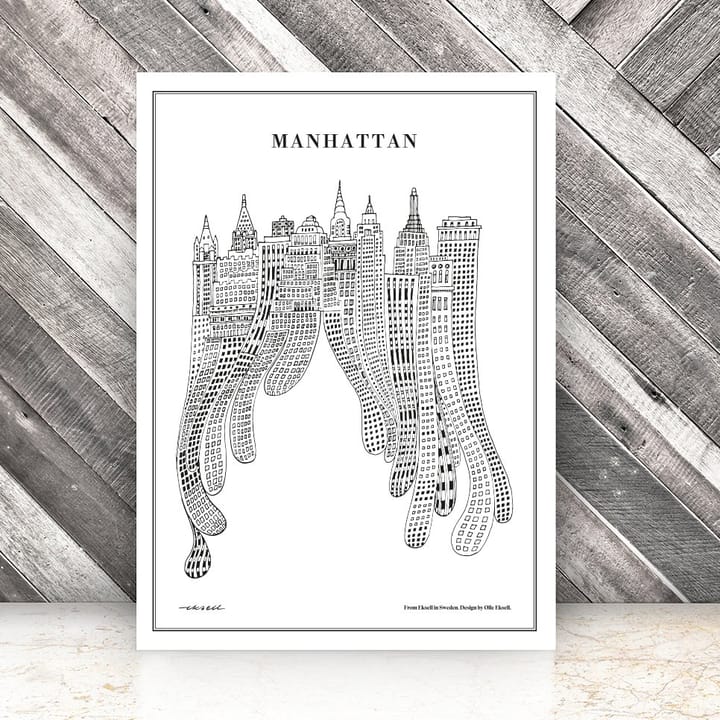 Manhattan juliste - 50x70 cm - Olle Eksell