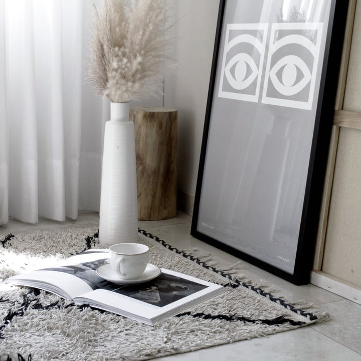 Ögon harmaa juliste, 50x70 cm Olle Eksell