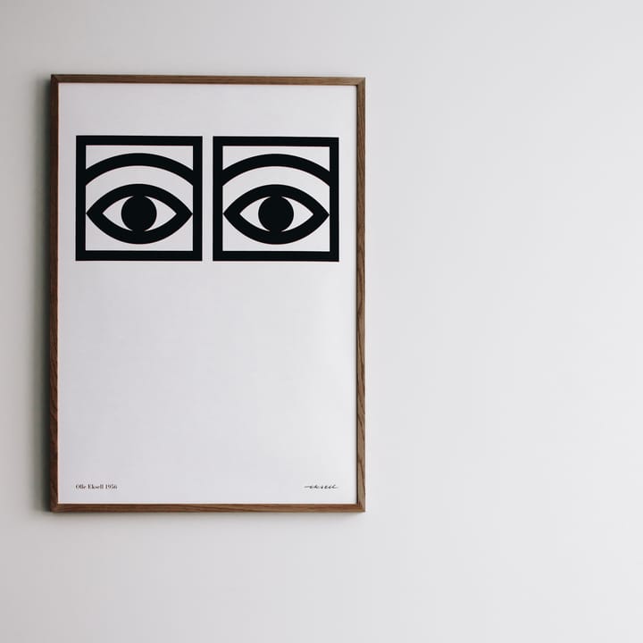 Ögon juliste, yksi silmäpari, 50x70 cm Olle Eksell