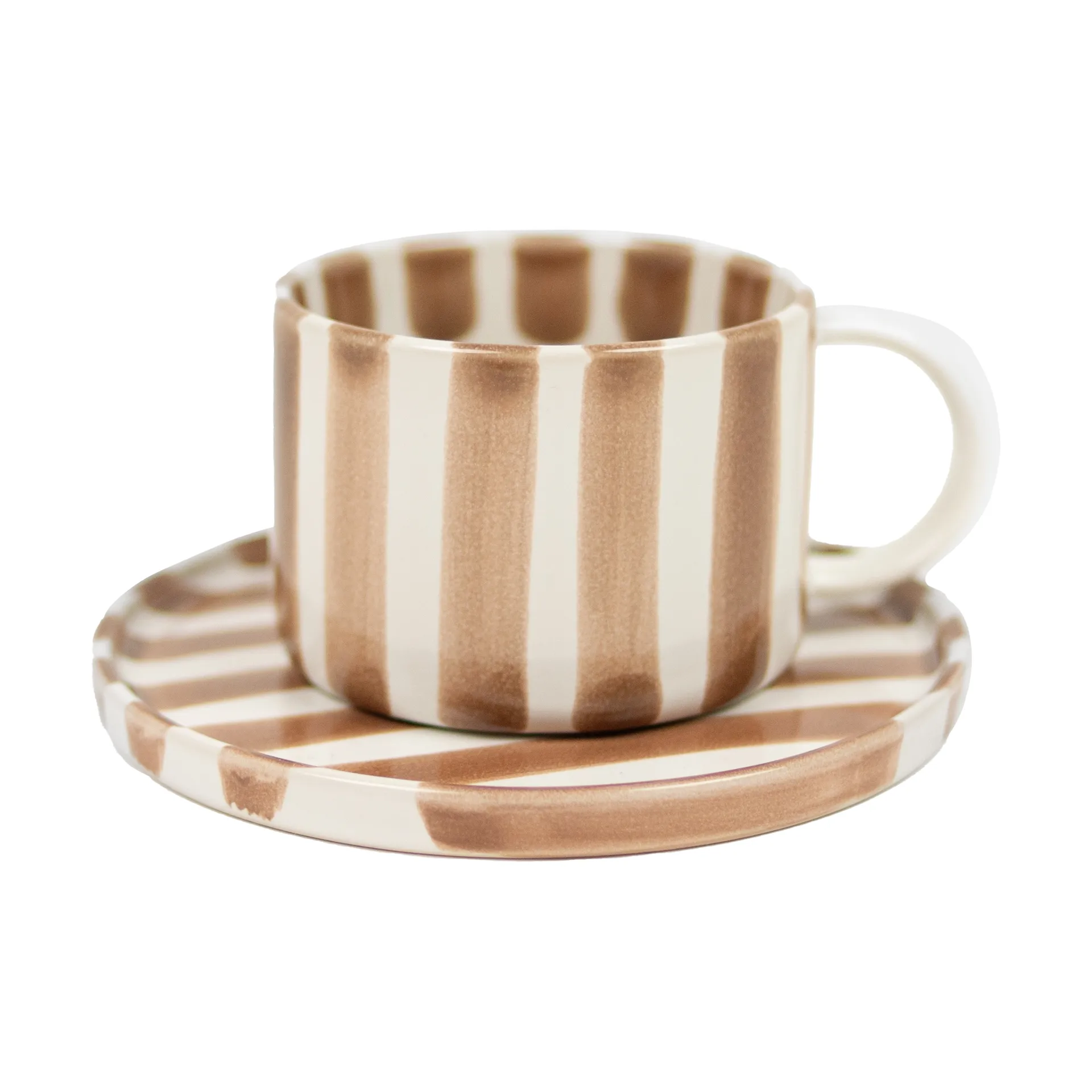 Monica kuppi ja lautanen, Beige Olsson & Jensen