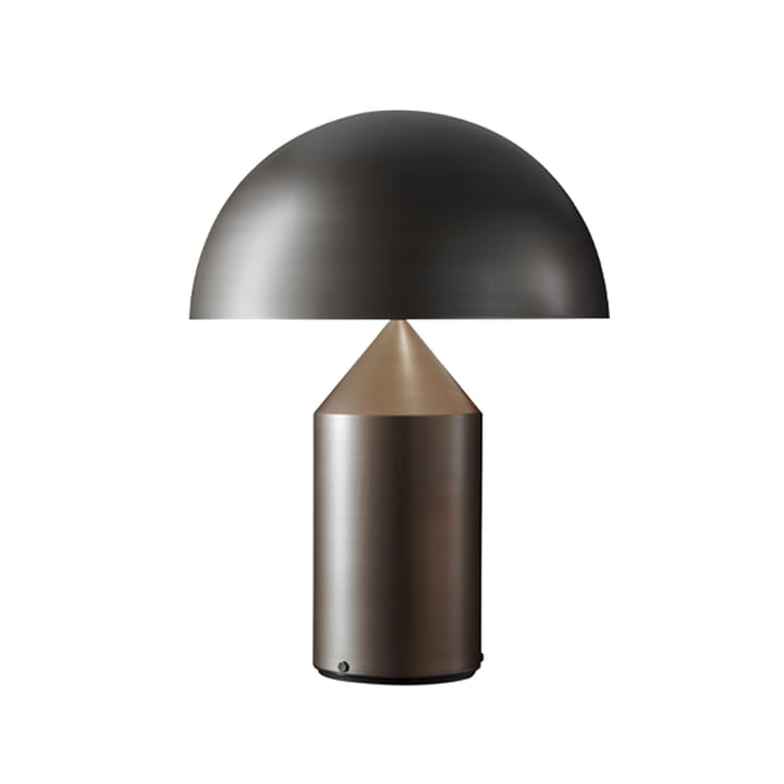 Atollo pöytävalaisin - Satin bronze, large - Oluce