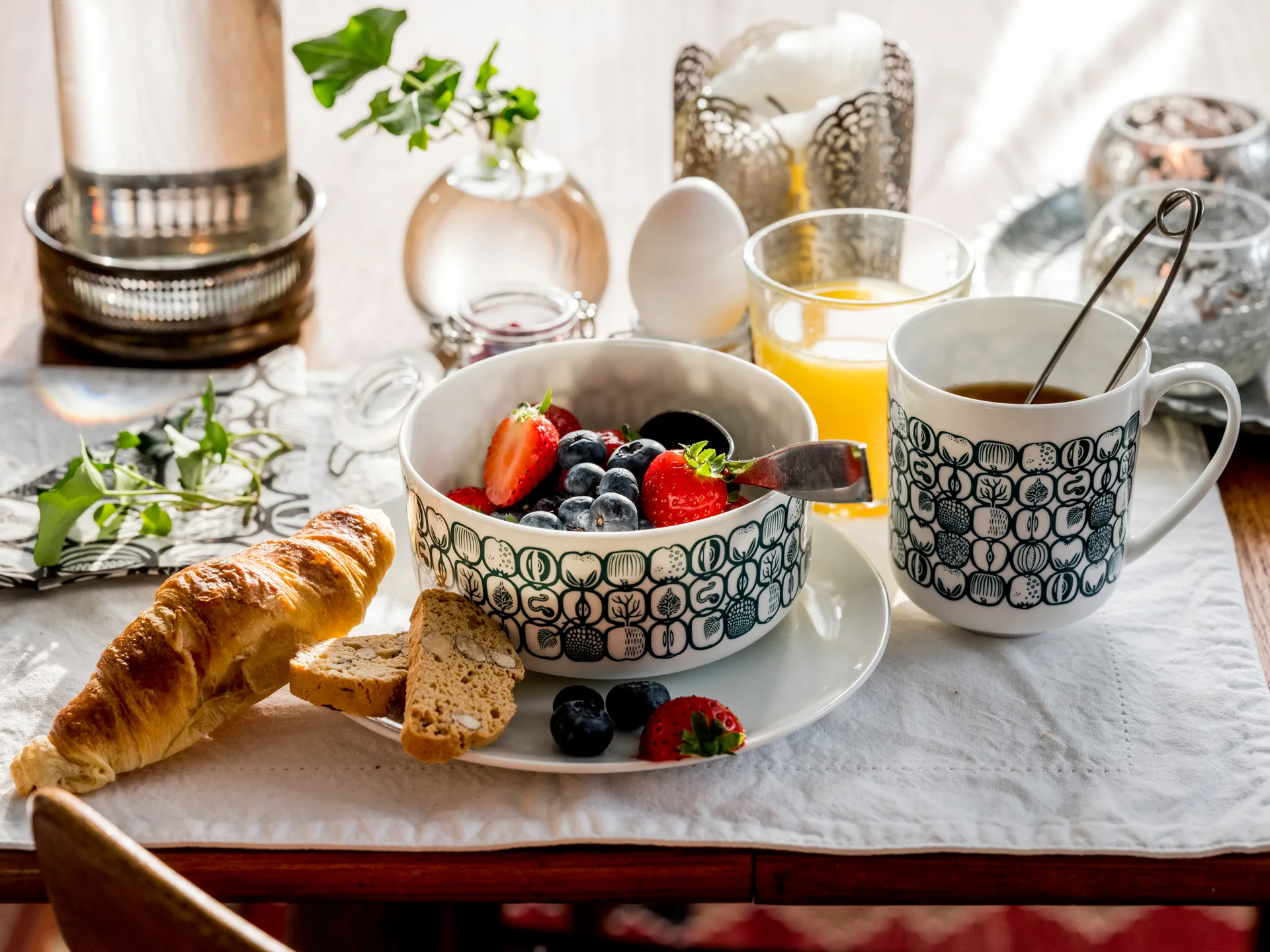 Fruktlaatikko kulho Ø12 cm, Vihreä Opto Design