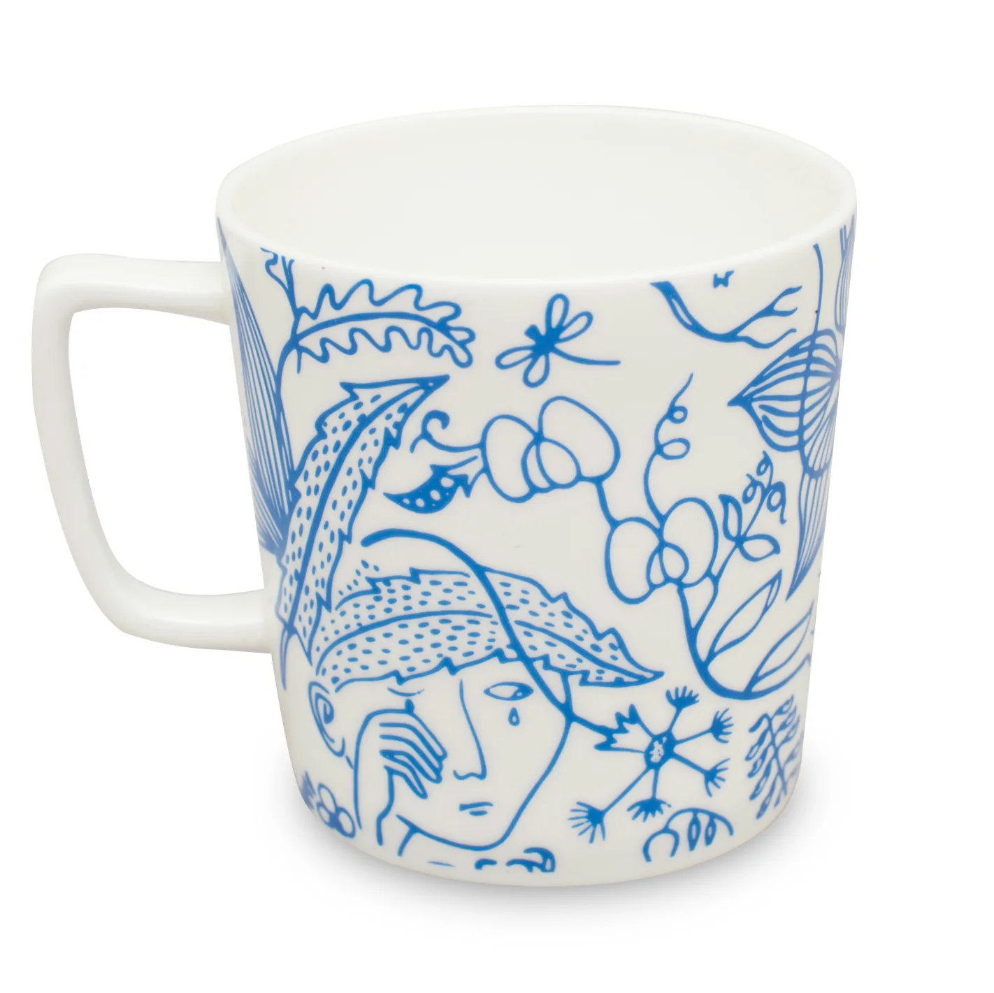 Grazia muki 32 cl, Sininen-valkoinen Opto Design