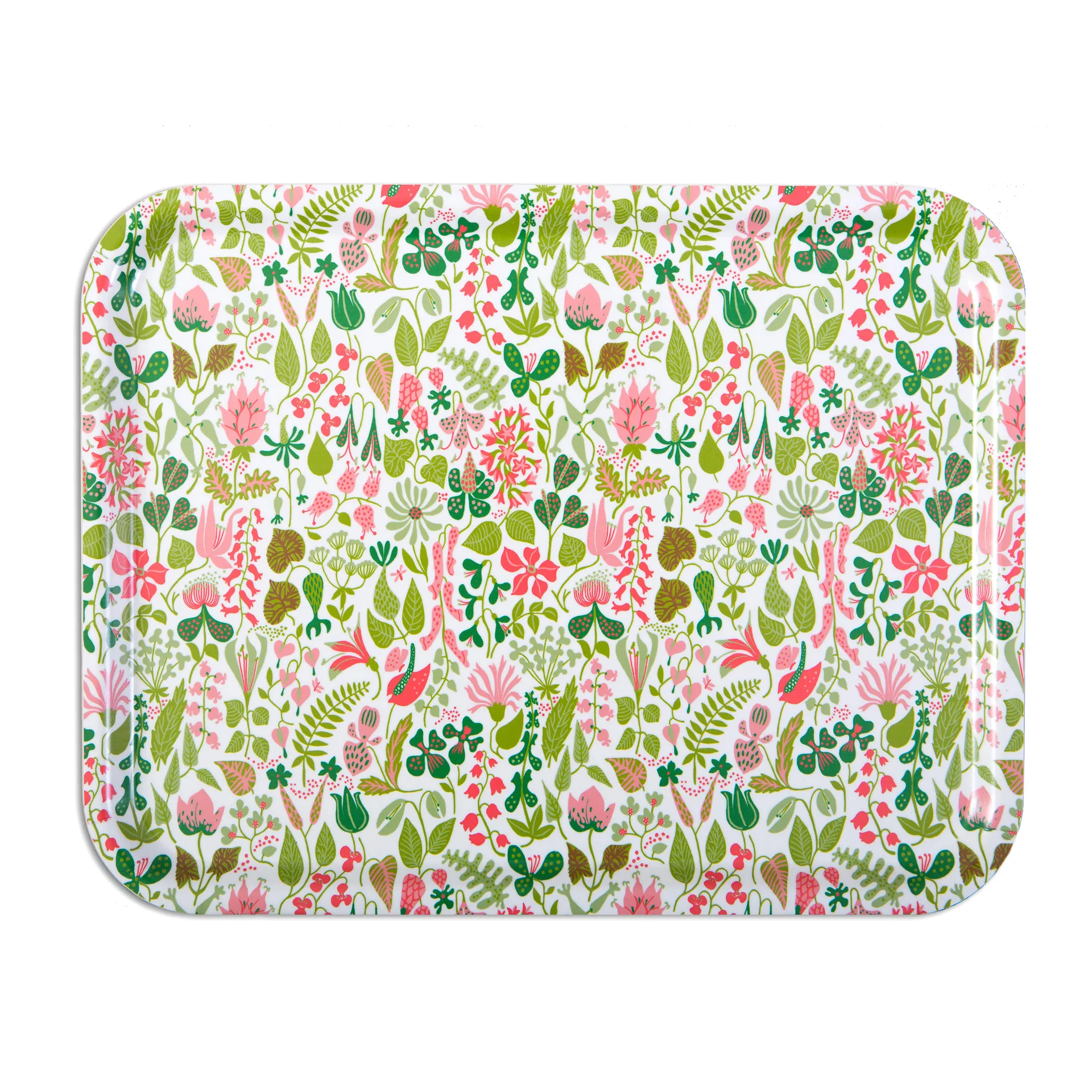 Herbarium vaaleanpunainen tarjotin, 36 x 28 cm Opto Design