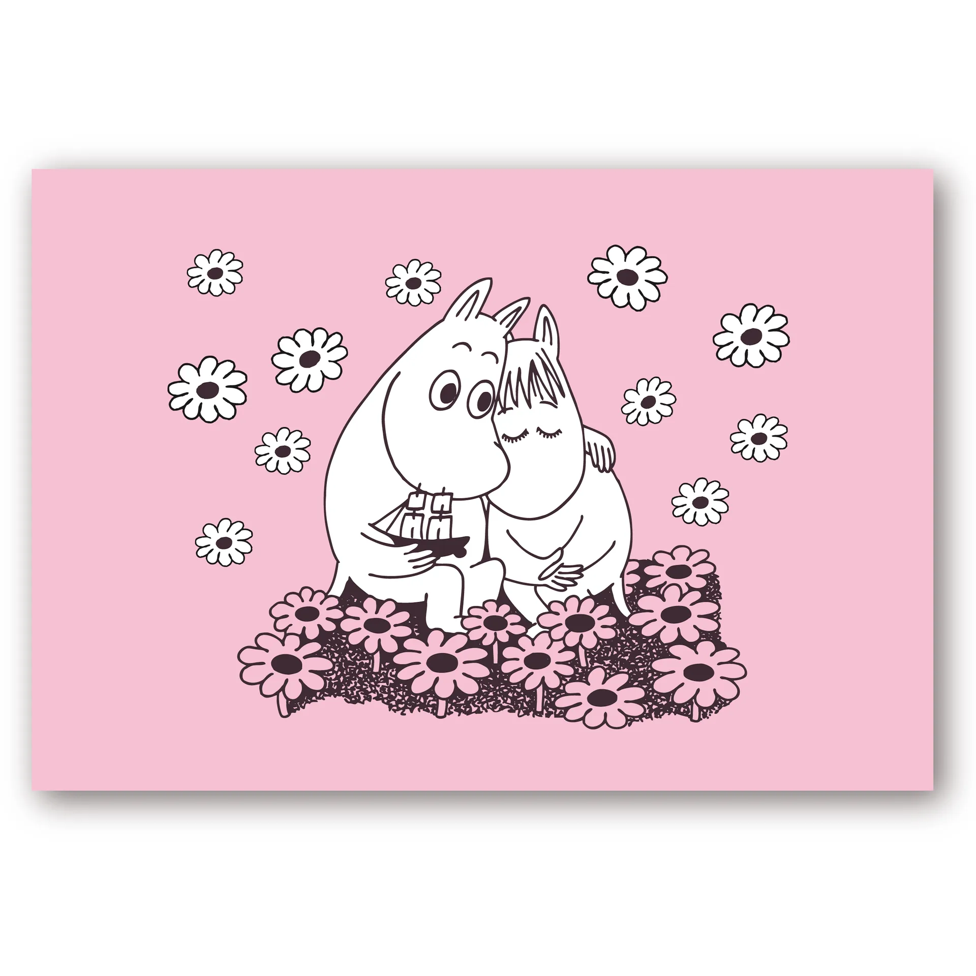 Love pöytätabletti 40x30 cm, Vaaleanpunainen Opto Design