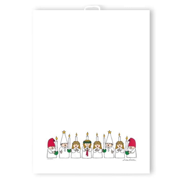 Lucia keittiöpyyhe 50 x 70 cm - Valkoinen - Opto Design