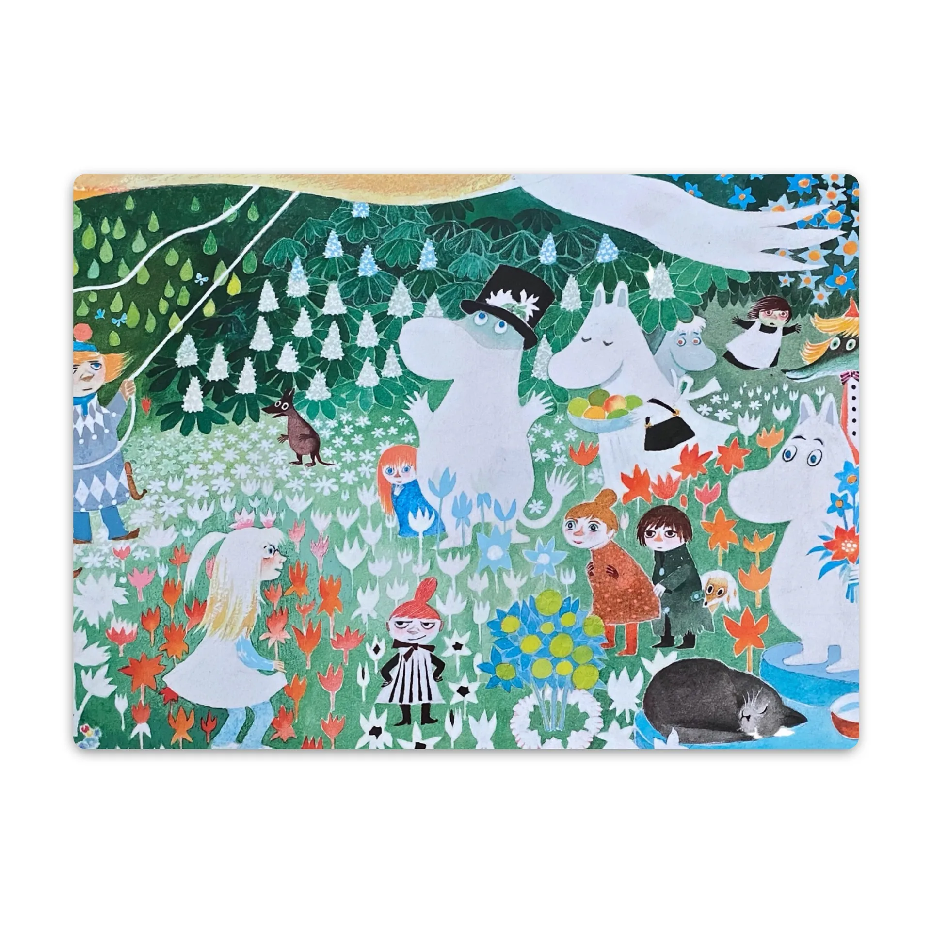 Vaarallinen matka pöytätabletti 40x30 cm, Vihreä Opto Design
