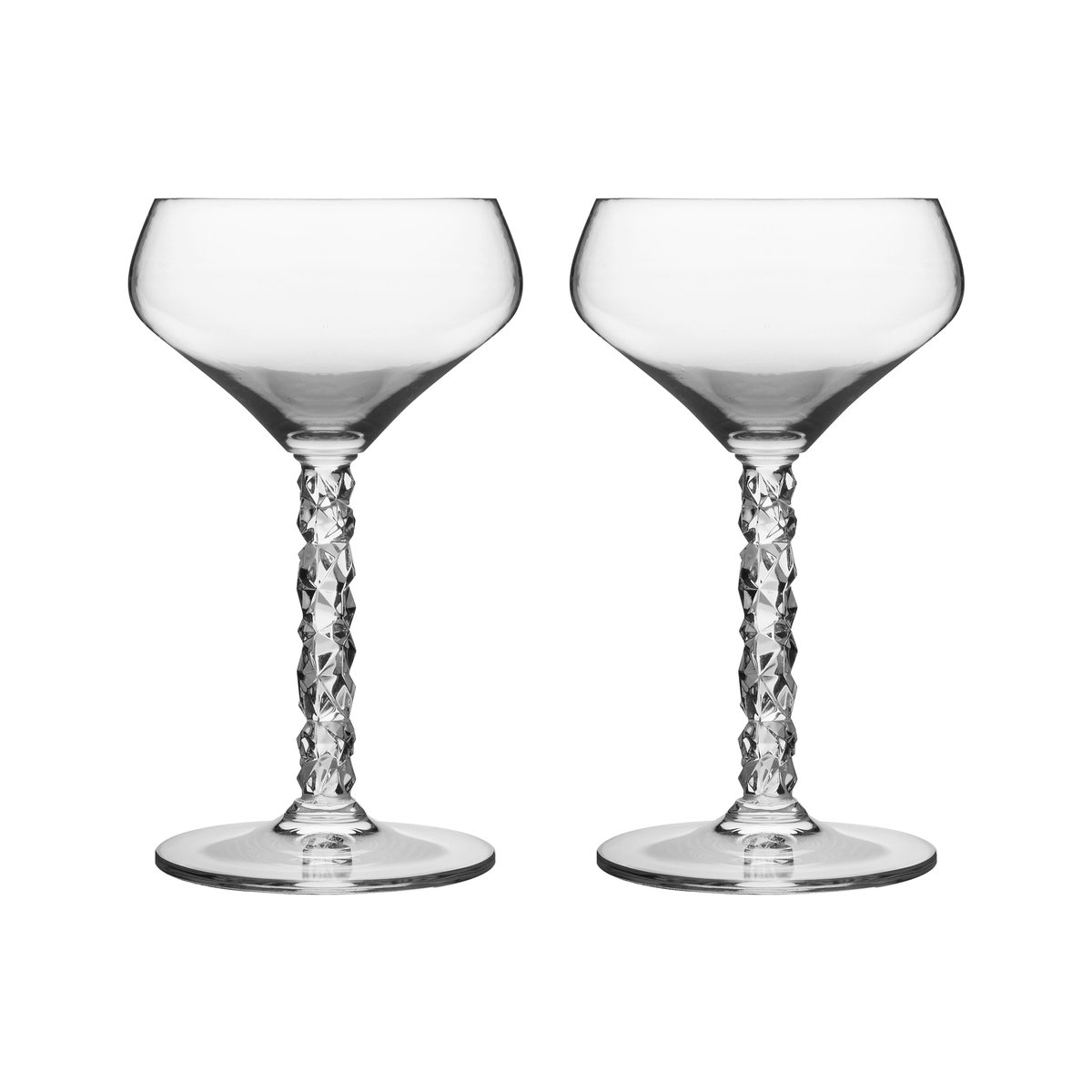 Orrefors Carat cocktaillasit 2 kpl Läpinäkyvä | Skandinaavinen Sisustus | Coctaillasit | Läpinäkyvä