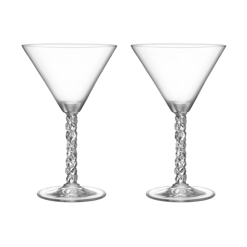 Orrefors Carat martiniglas 25 cl 2-pack Kirkas | Skandinaavinen Sisustus | Coctaillasit | Läpinäkyvä