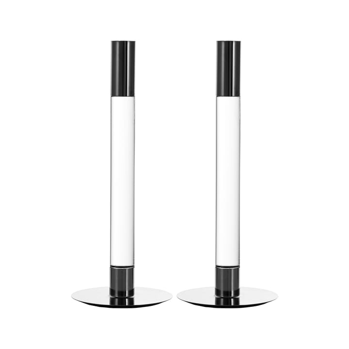 Lumiere kynttilänjalka 26,5 cm 2-pack - Kirkas - Orrefors