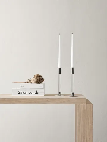 Lumiere kynttilänjalka 26,5 cm 2-pack - Kirkas - Orrefors