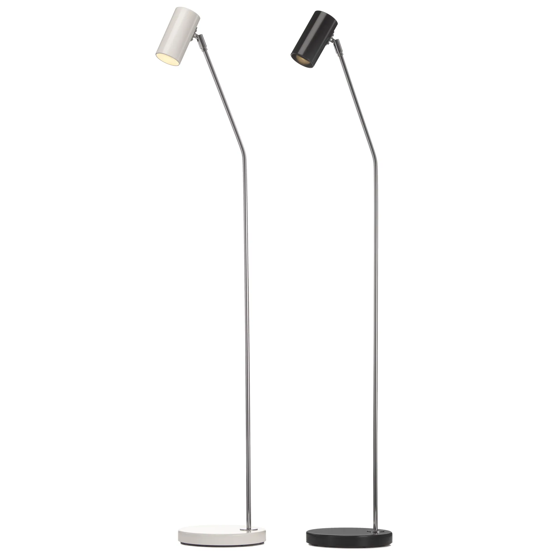 Minipoint lattiavalaisin GX224, valkoinen ja kromi Örsjö Belysning