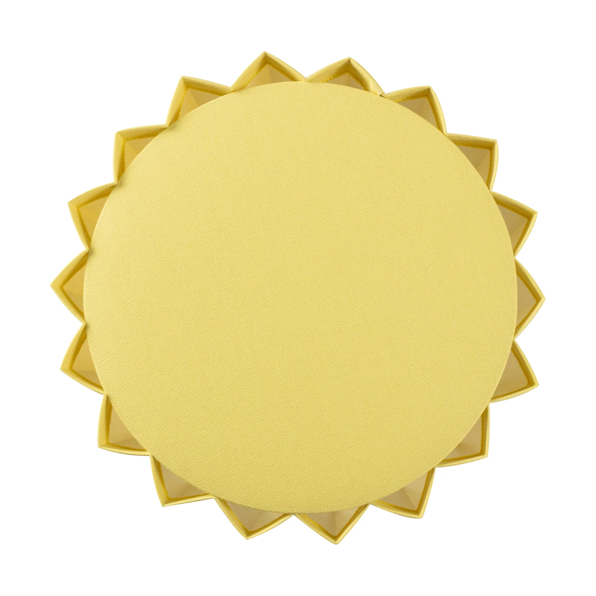 Plissé pöytävalaisin tekstiili, Keltainen Örsjö Belysning