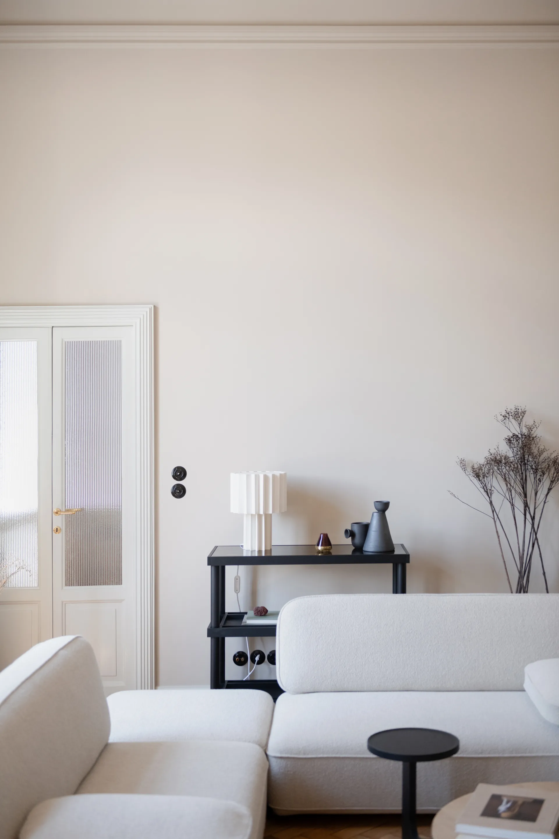 Plissé pöytävalaisin tekstiili, Valkoinen Örsjö Belysning