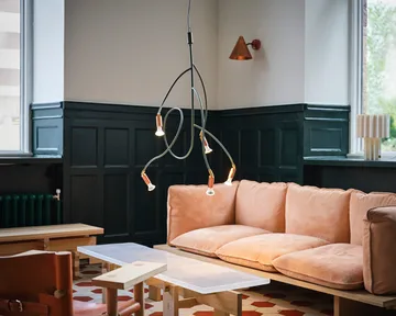 Ranka 5 kattovalaisin - Punainen - Örsjö Belysning