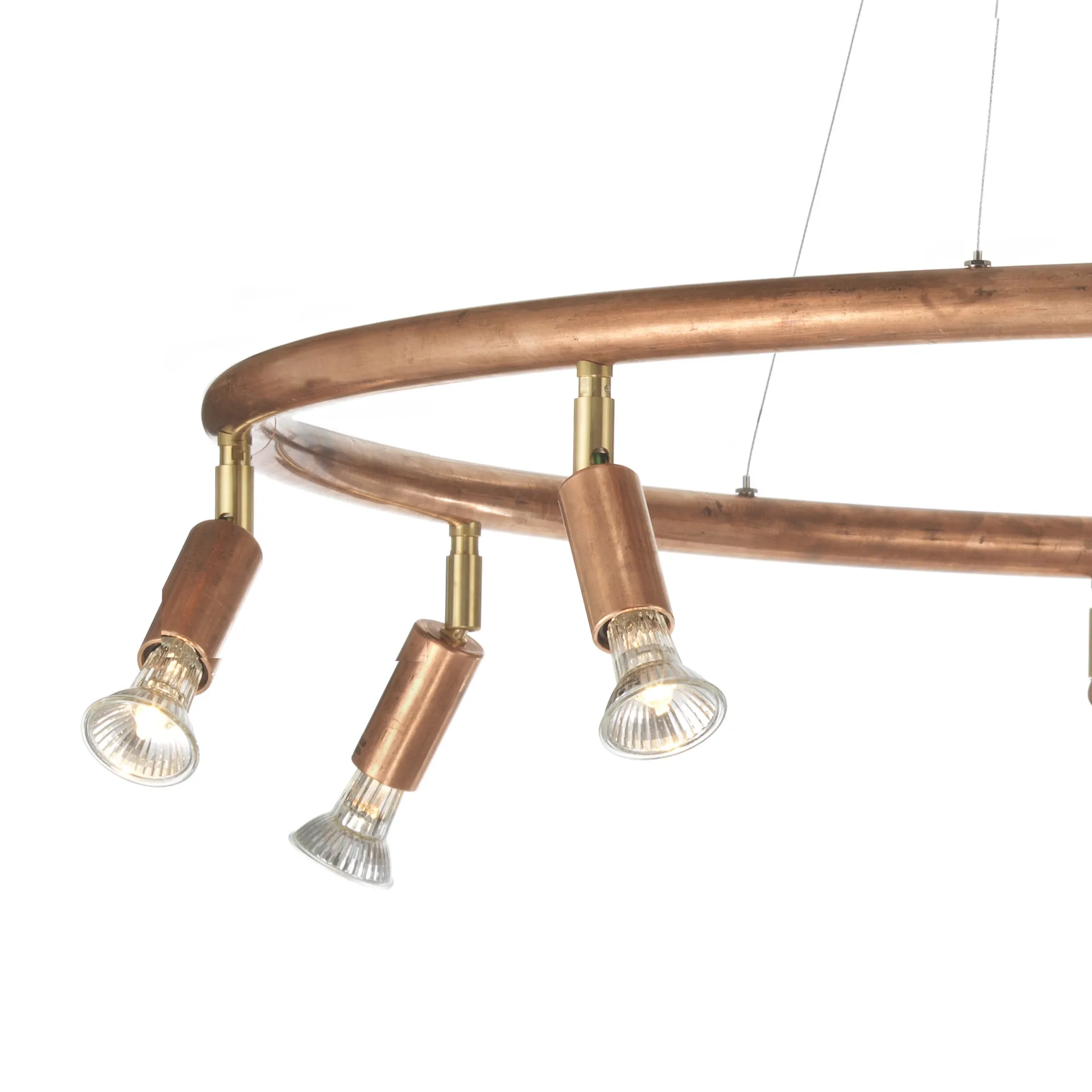 Star 9 valaisin pyöreä Ø100 cm, raakakupari Örsjö Belysning