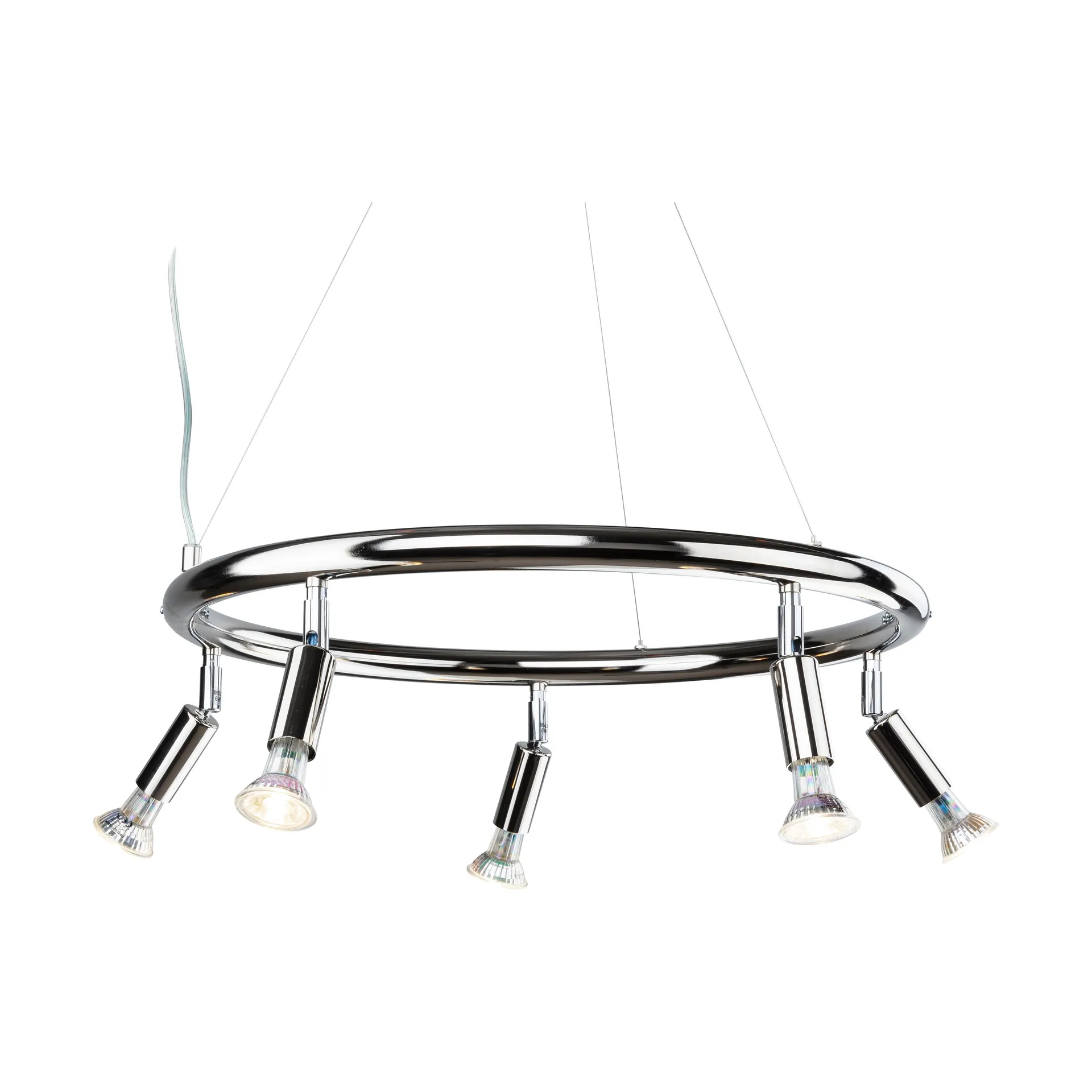 Star pyöreä 5 kohdevalaisin Ø60 cm, Nikkelöity messinki Örsjö Belysning