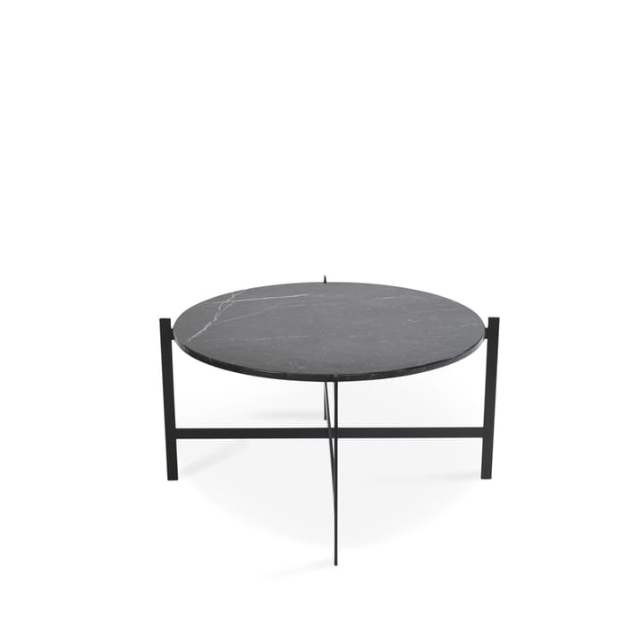 Deck sohvapöytä - marmori musta, musta jalusta - OX Denmarq