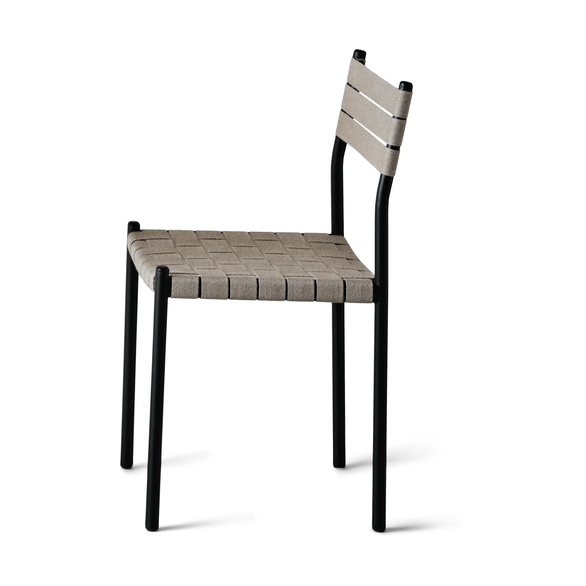 Nettan Chair black frame tuoli, Luonnonkuitu OX Denmarq