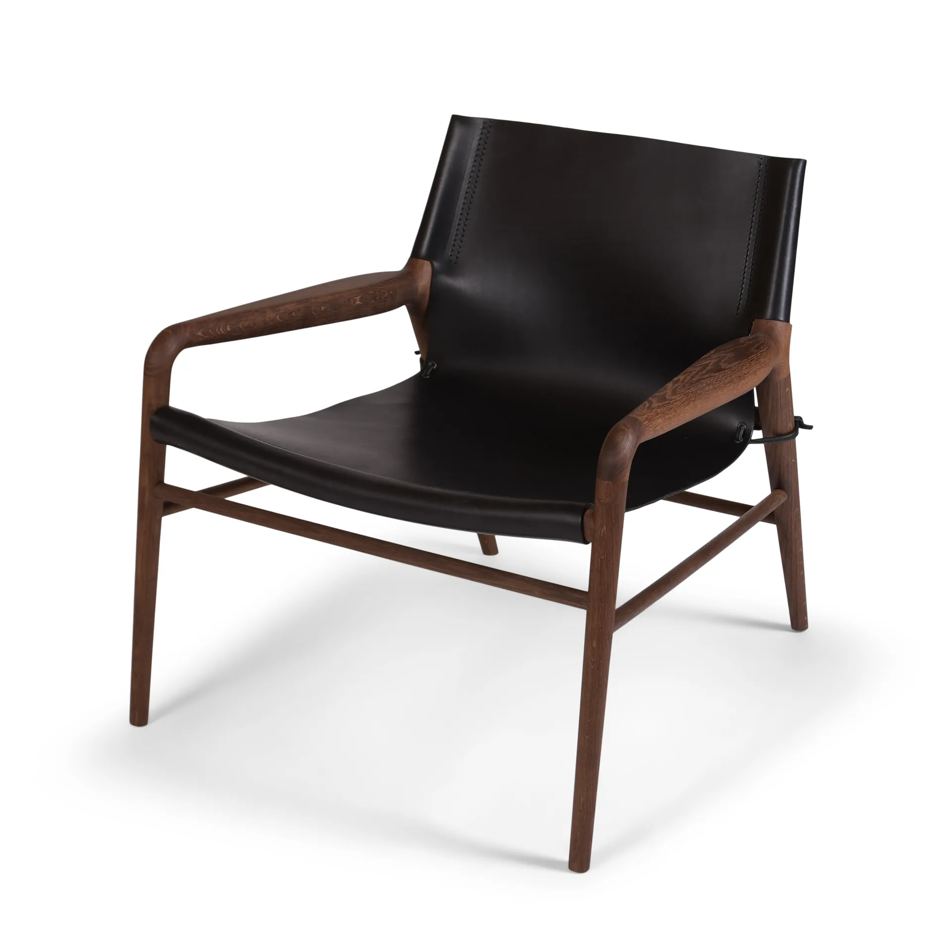 Rama Chair nojatuoli smoked oak, Musta OX Denmarq
