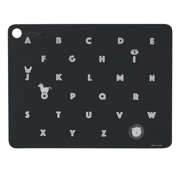 Alphabet pöytätabletti - Anthracite - OYOY