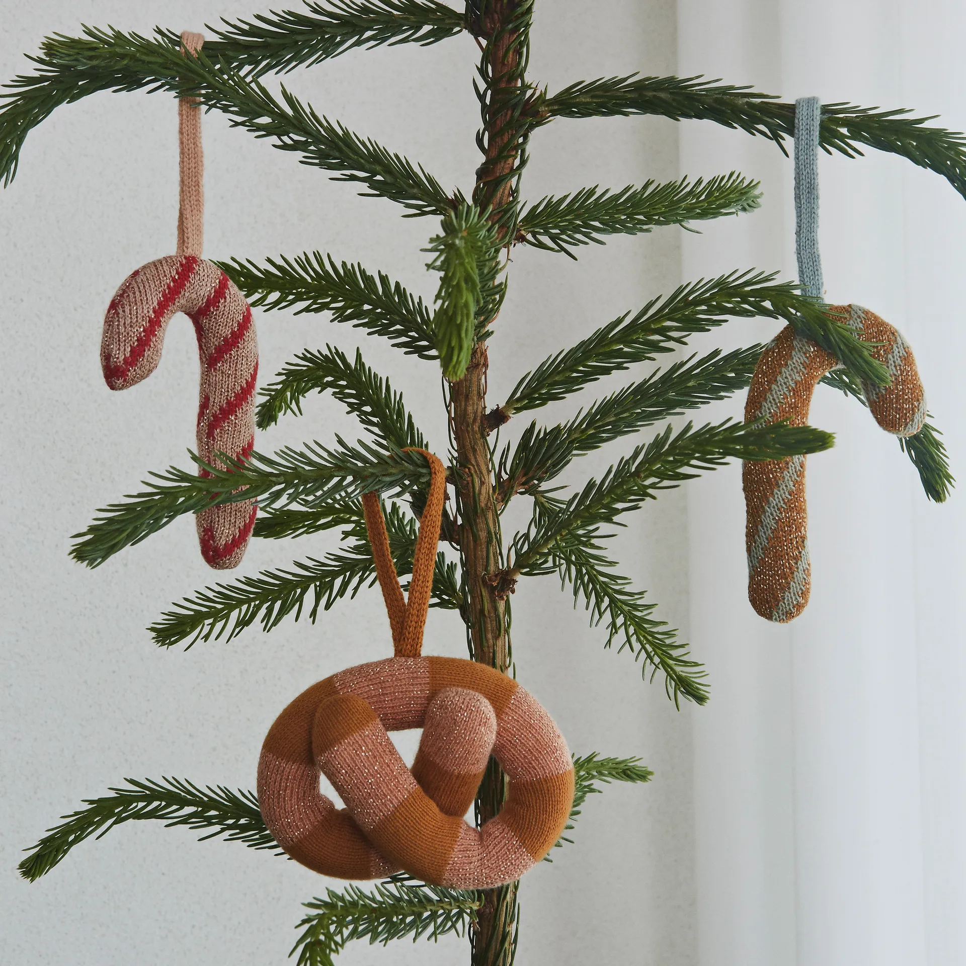 Christmas Pretzels -joulukoriste, 4-pakkaus, Multi OYOY
