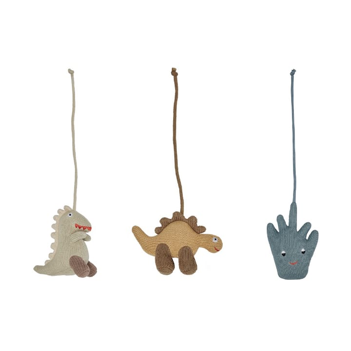 Dino play -lelut vauvajumppaan - Beige-sahrami-akvamariinin sininen - OYOY