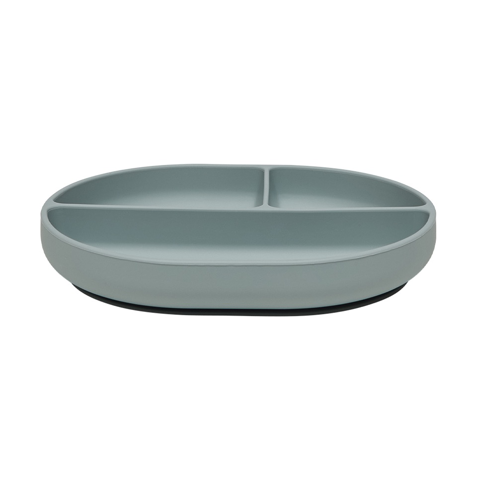OYOY Enke suction lastenlautanen Dusty Blue | Skandinaavinen Sisustus | Ruokalautaset | Sininen