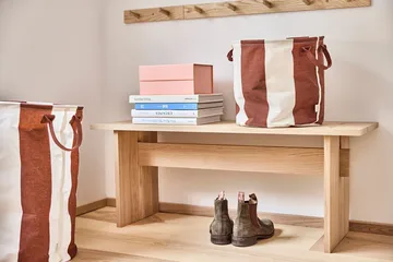 Kara säilytyskori large Ø38x54 cm - Muskottipähkinä - OYOY