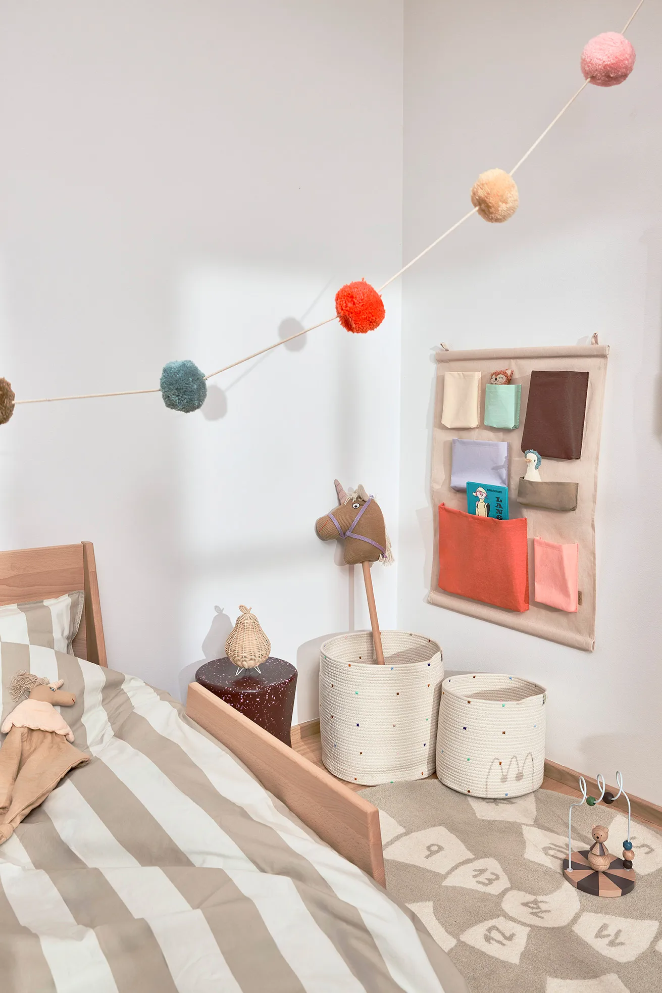 Konfetti säilytyskorit 2 osaa, Multi OYOY