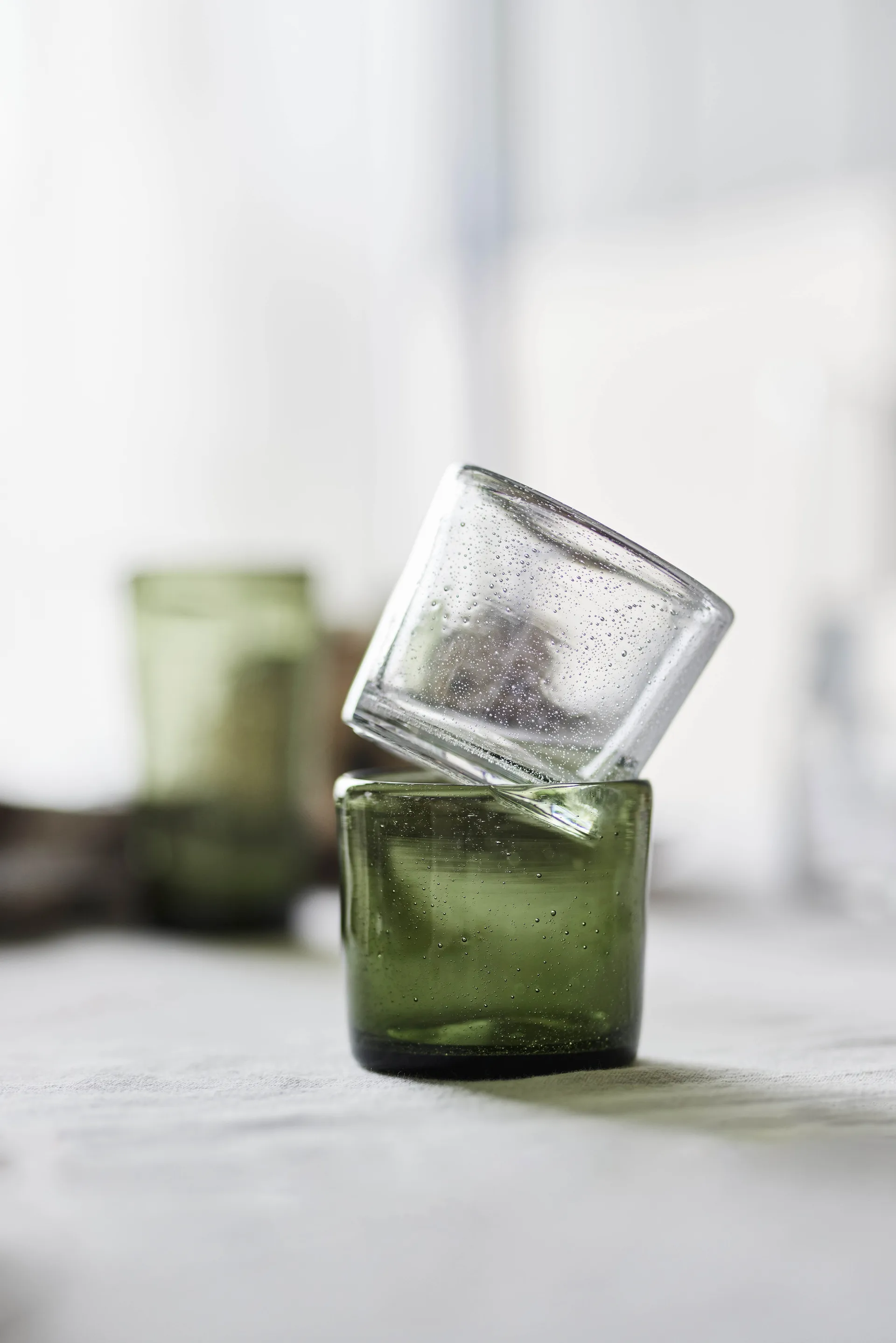 Kuki juomalasit 4-pack, Vihreä OYOY