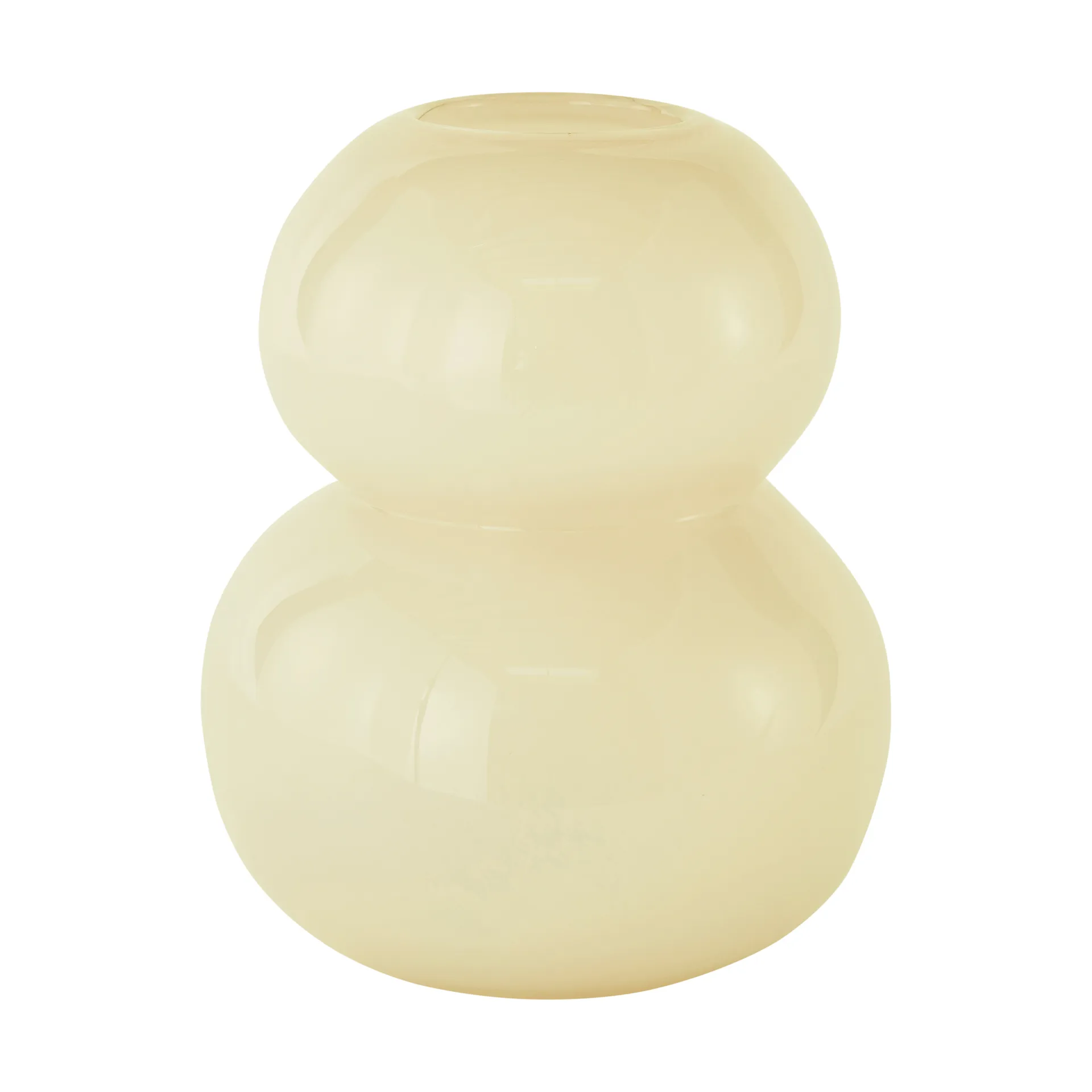 Lasi maljakko 30 cm, Vanilla OYOY