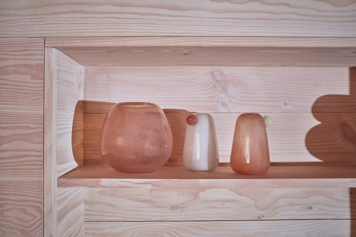 Lasi maljakko medium 21,5 cm, Taupe OYOY