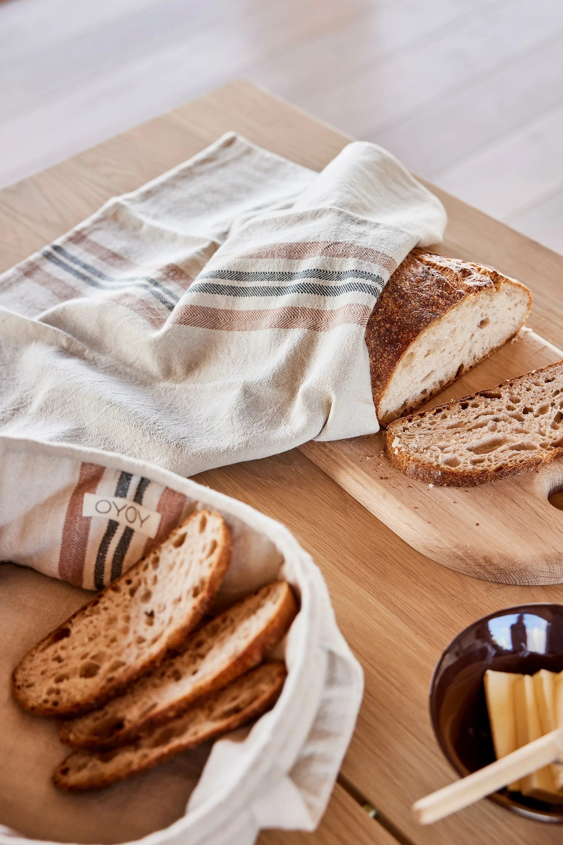 Linu keittiöpyyhe 2 kpl, Caramel OYOY