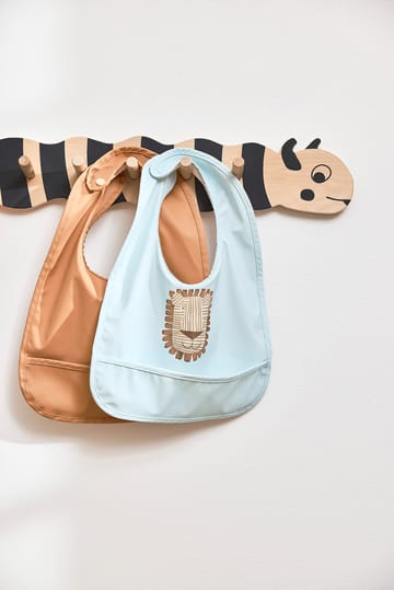 Lobo Lion ruokalappu 2 osaa - Caramel-ice Blue - OYOY