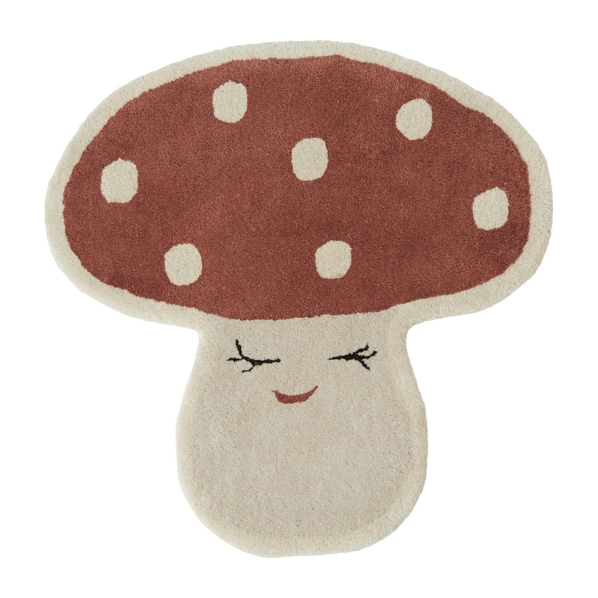 Malle mushroom matto 75x77 cm, Red OYOY
