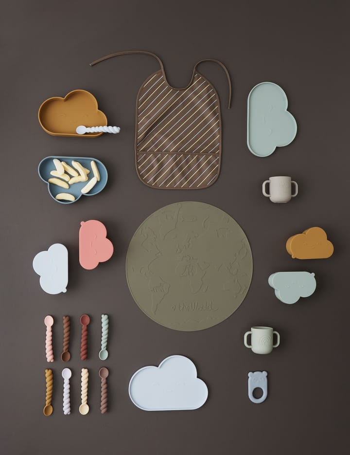 Mellow lusikka 3-pack, Dusty Blue-taupe-pale Mint OYOY