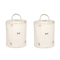 Moira säilytyskori small Ø18x22 cm 2 osaa, Monivärinen OYOY