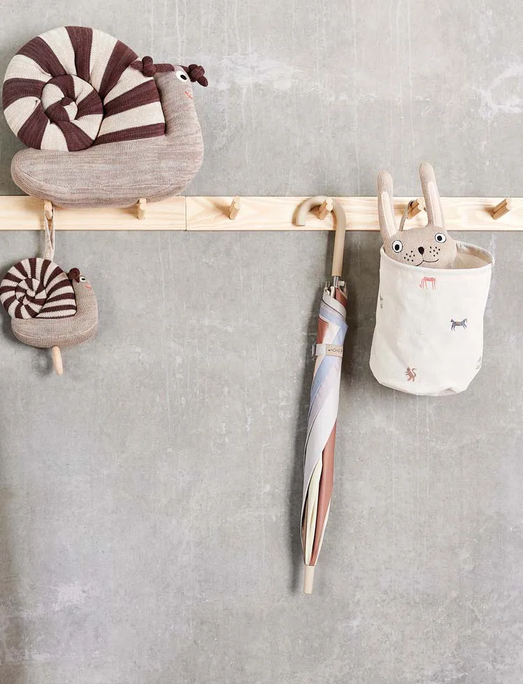 Moira säilytyskori small Ø18x22 cm 2 osaa, Monivärinen OYOY