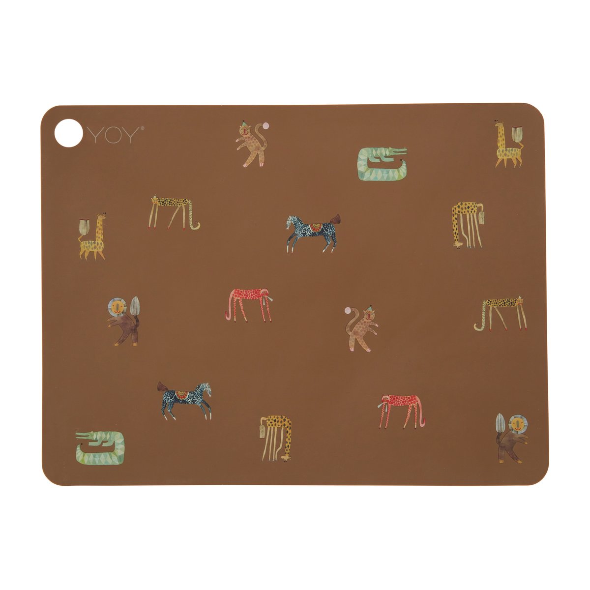 OYOY Moira tabletti 34×45 cm Dark camel