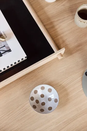 Nori kulho pieni Ø10,5 cm 2-pack - Off-white-brown - OYOY