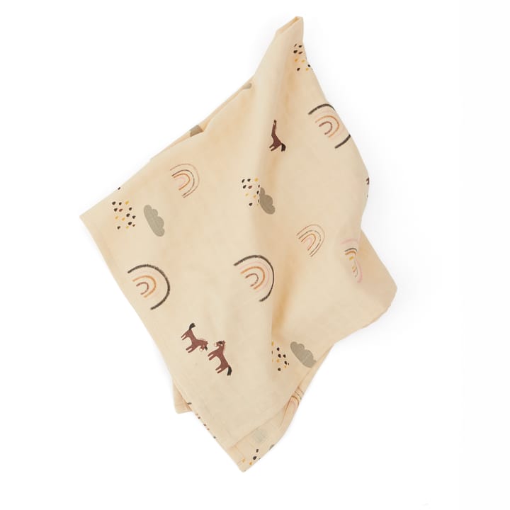 OYOY Mini Muslin Square pyyhe/huopa, 3-pakkaus, Rainbow OYOY
