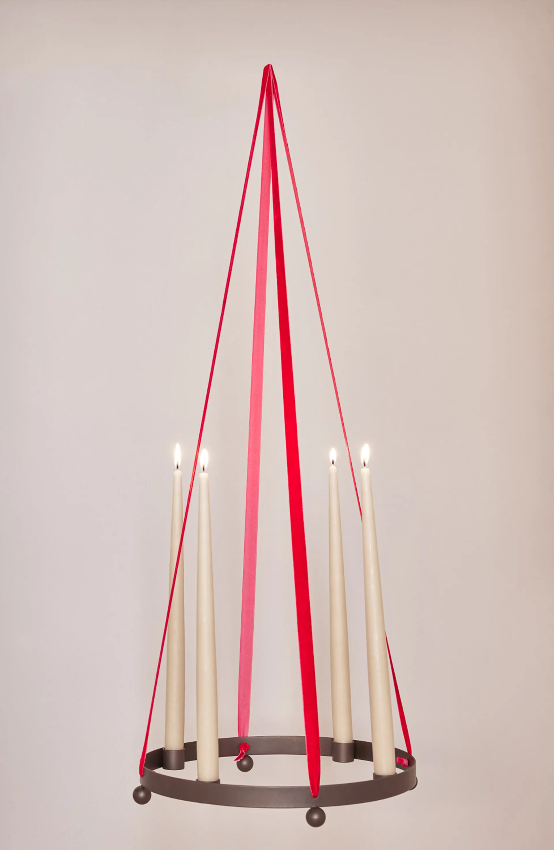 Pearl adventtikynttelikkö Ø 36 cm, BrownedBrass OYOY