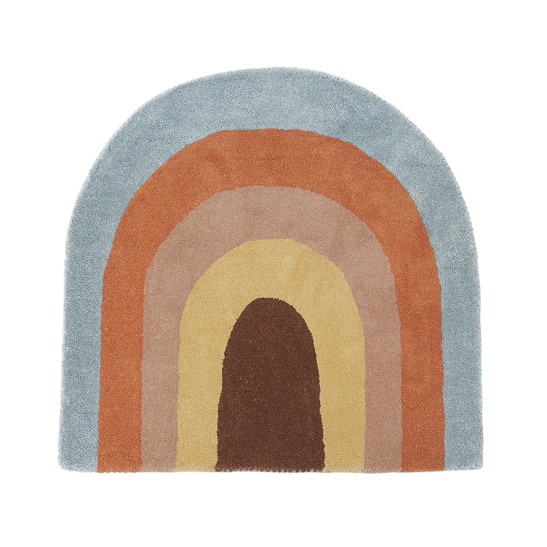 Rainbow lasten matto 88x90 cm, Monivärinen OYOY