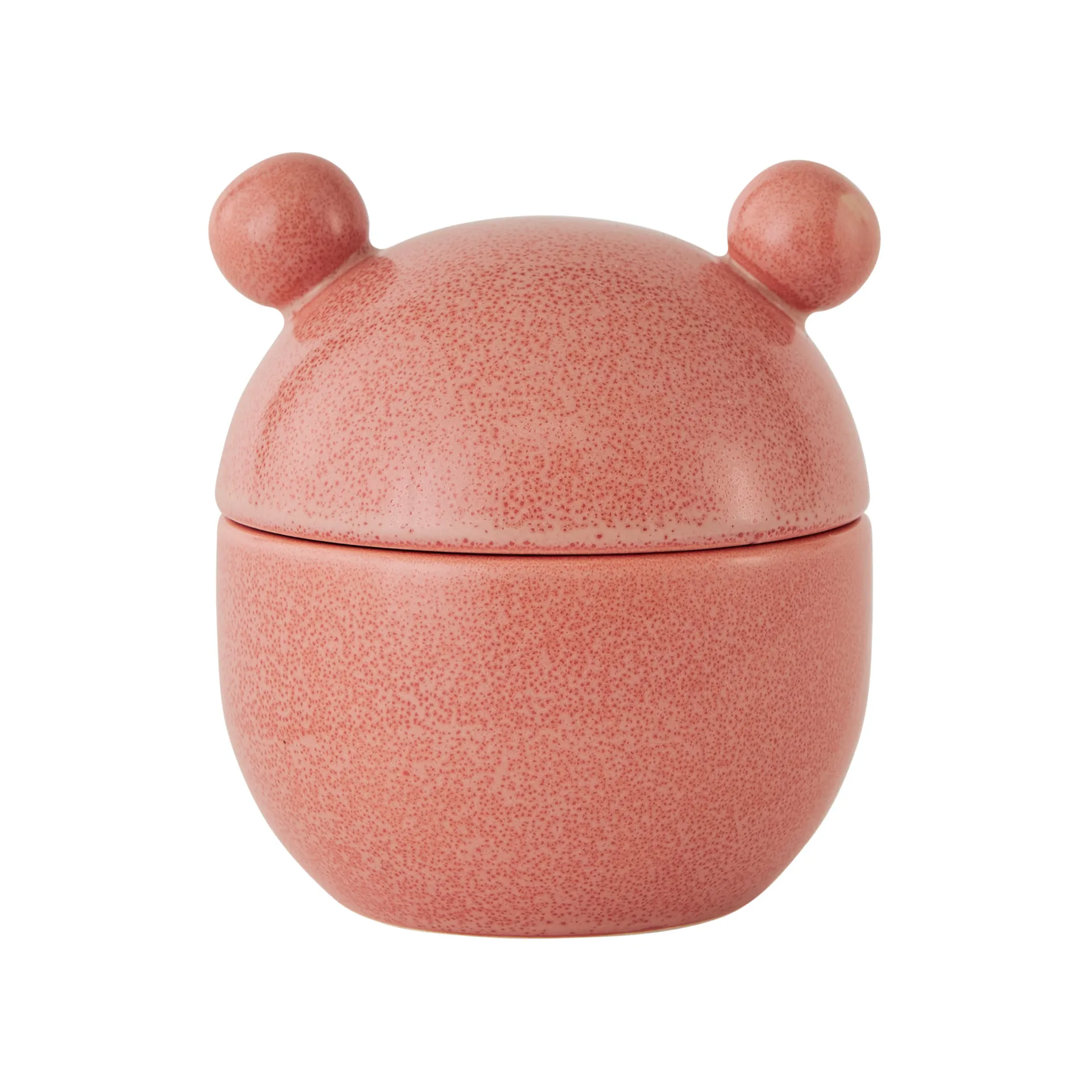 Saga Bonbonniere kulho kannellinen korkea Ø9 cm, Coral OYOY