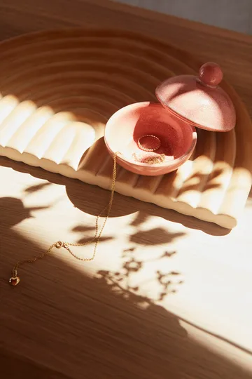 Saga Bonbonniere kulho kannellinen ruokaala Ø8 cm - Coral - OYOY