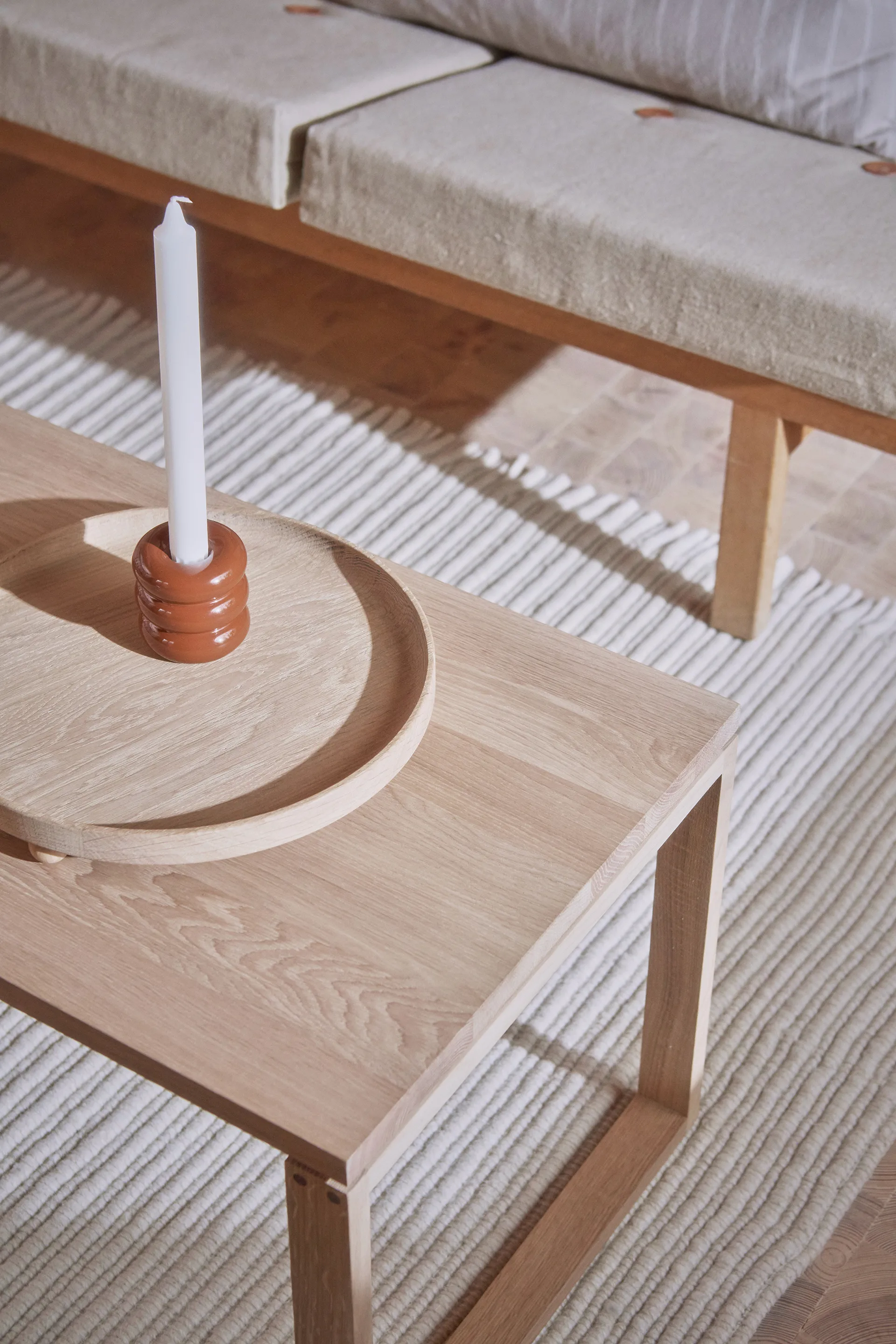 Savi kynttilänjalka 6,5 cm, Nutmeg OYOY