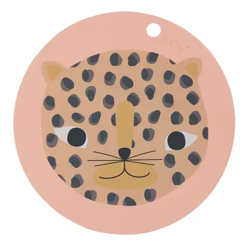Snow leopard -pöytätabletti - Coral - OYOY
