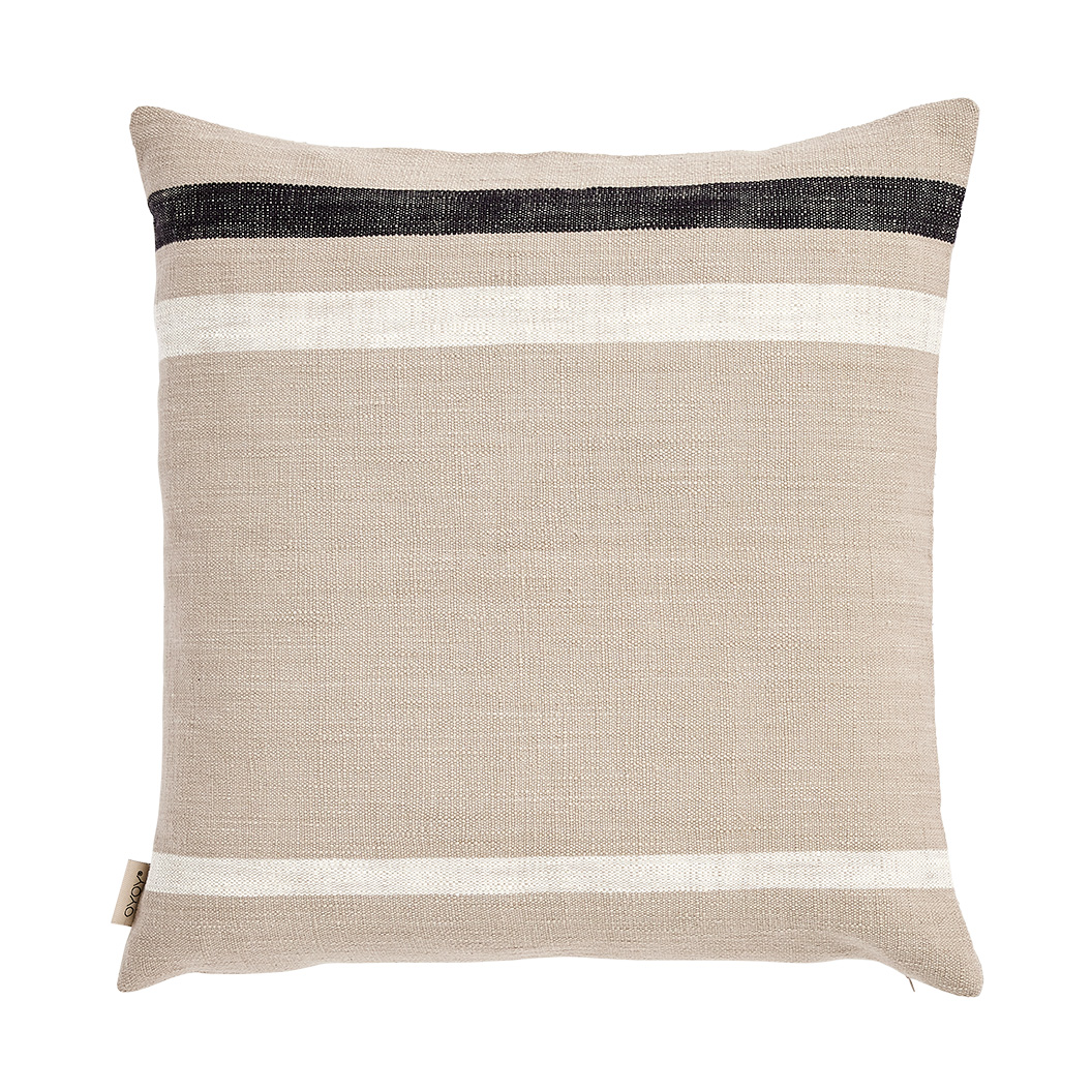 OYOY Sofuto tyynyliina 48x48 cm Savi | Skandinaavinen Sisustus | Tyynynpäälliset | Beige